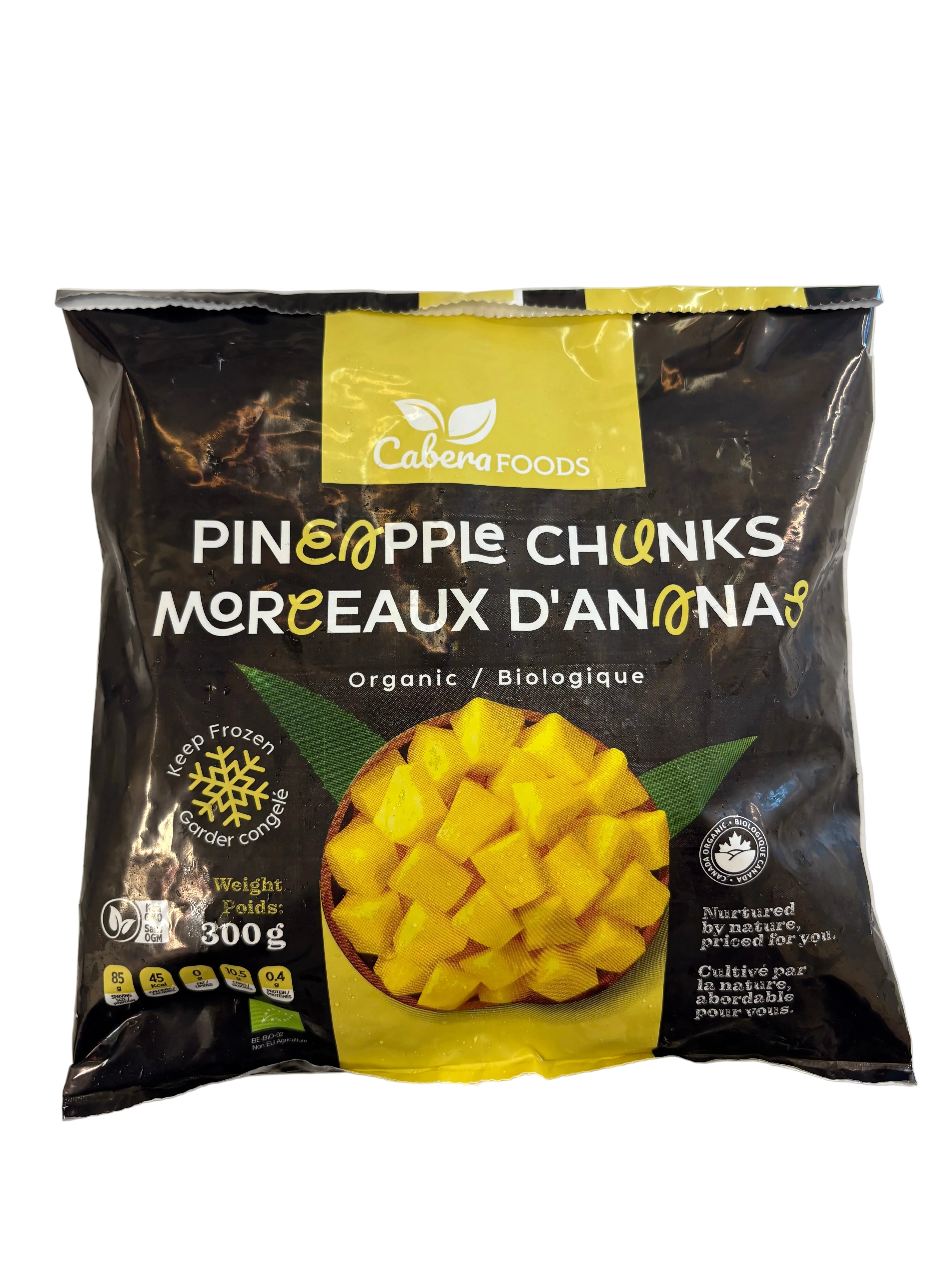 Cabera Foods Organic Pineapple Chunks