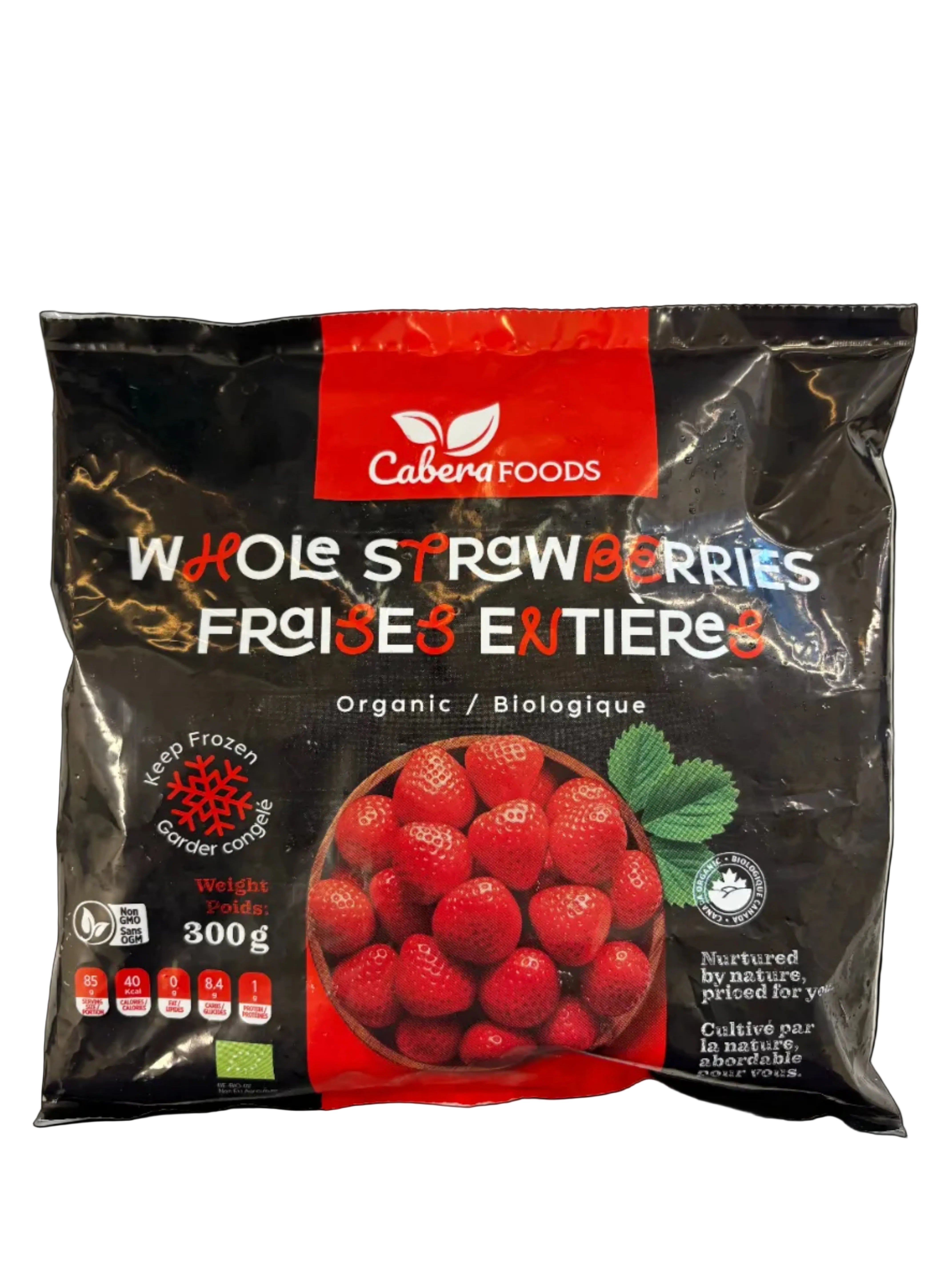 Cabera Foods Organic Whole Strawberries