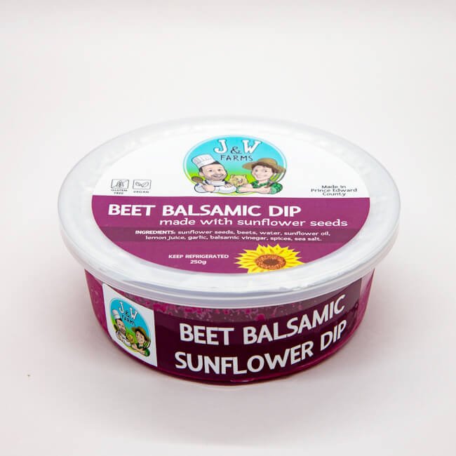 Beet Balsamic Sunflower Seed Dip