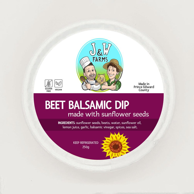 Beet Balsamic Sunflower Seed Dip