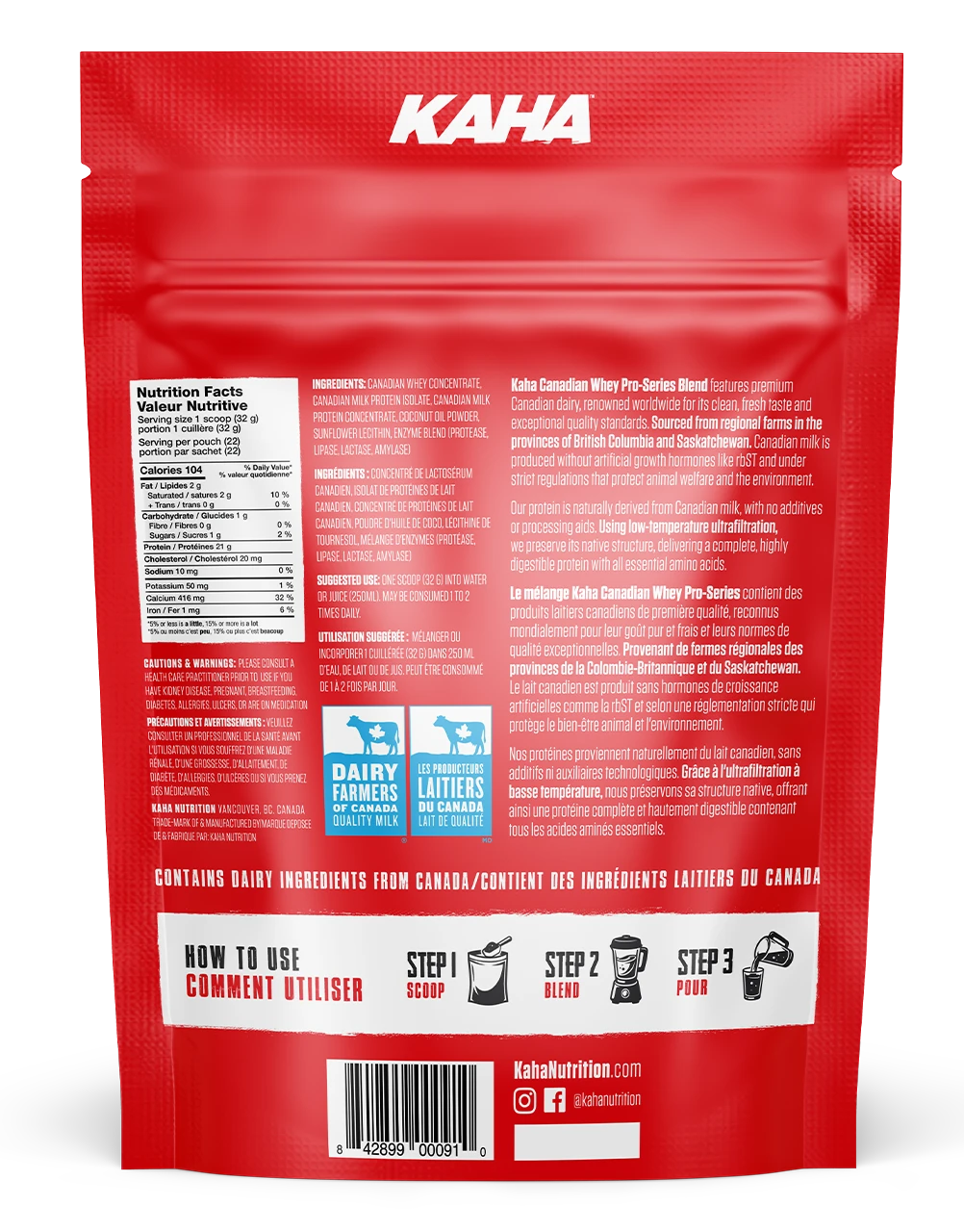 Natural Canadian Whey Blend