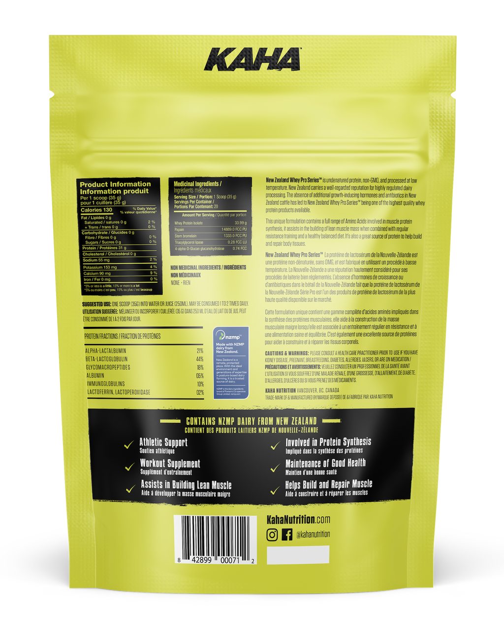Natural New Zealand Whey Isolate
