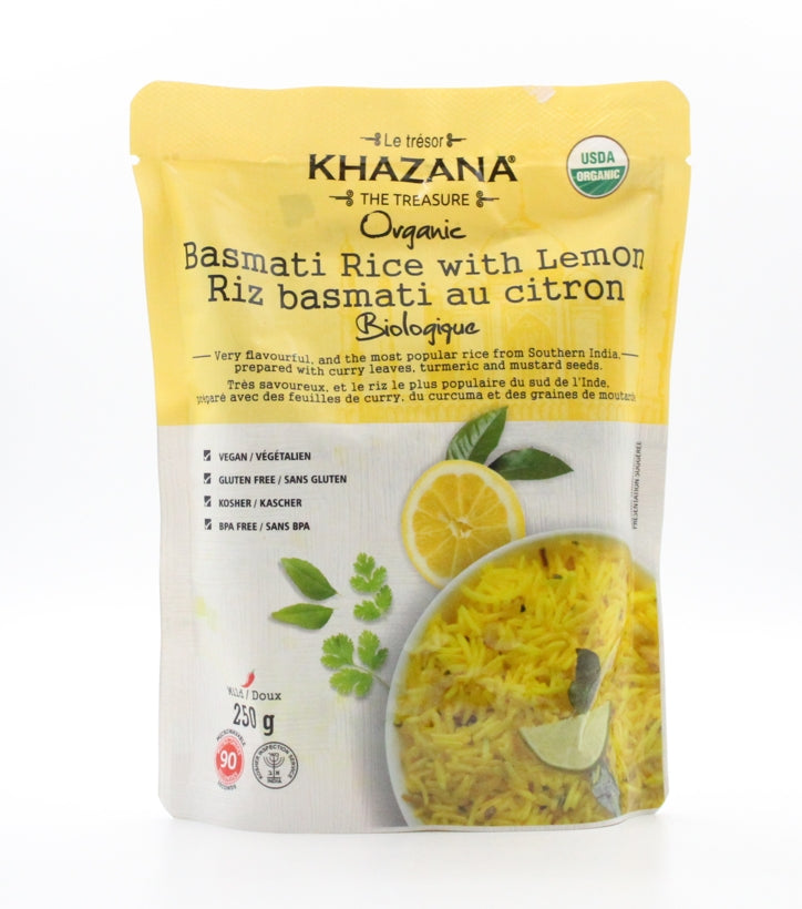 Organic Basmati Rice with Lemon