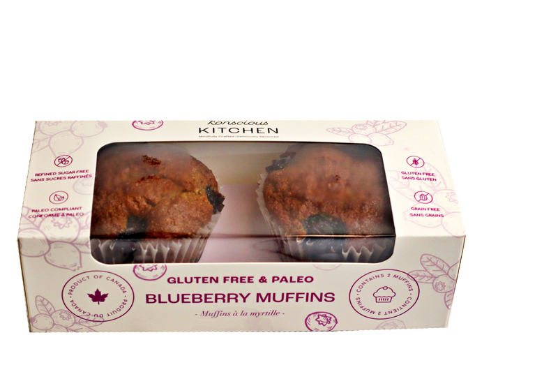 Gluten-Free Paleo Blueberry Muffins