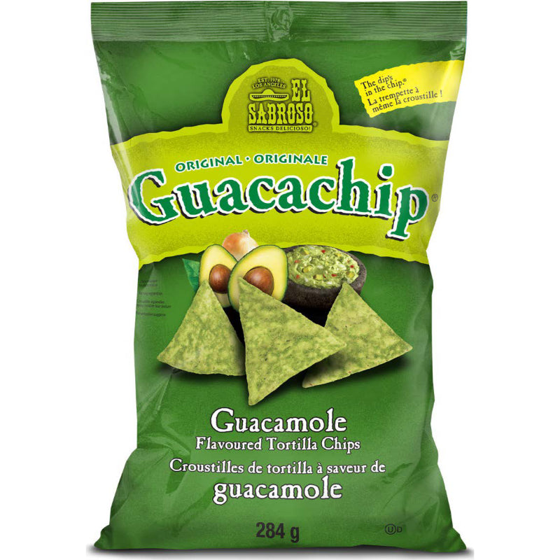 El Sabroso Original Guacachip Guacamole Flavoured Tortilla Chips