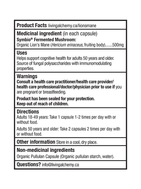 Mycosynergy Fermented Lion's Mane