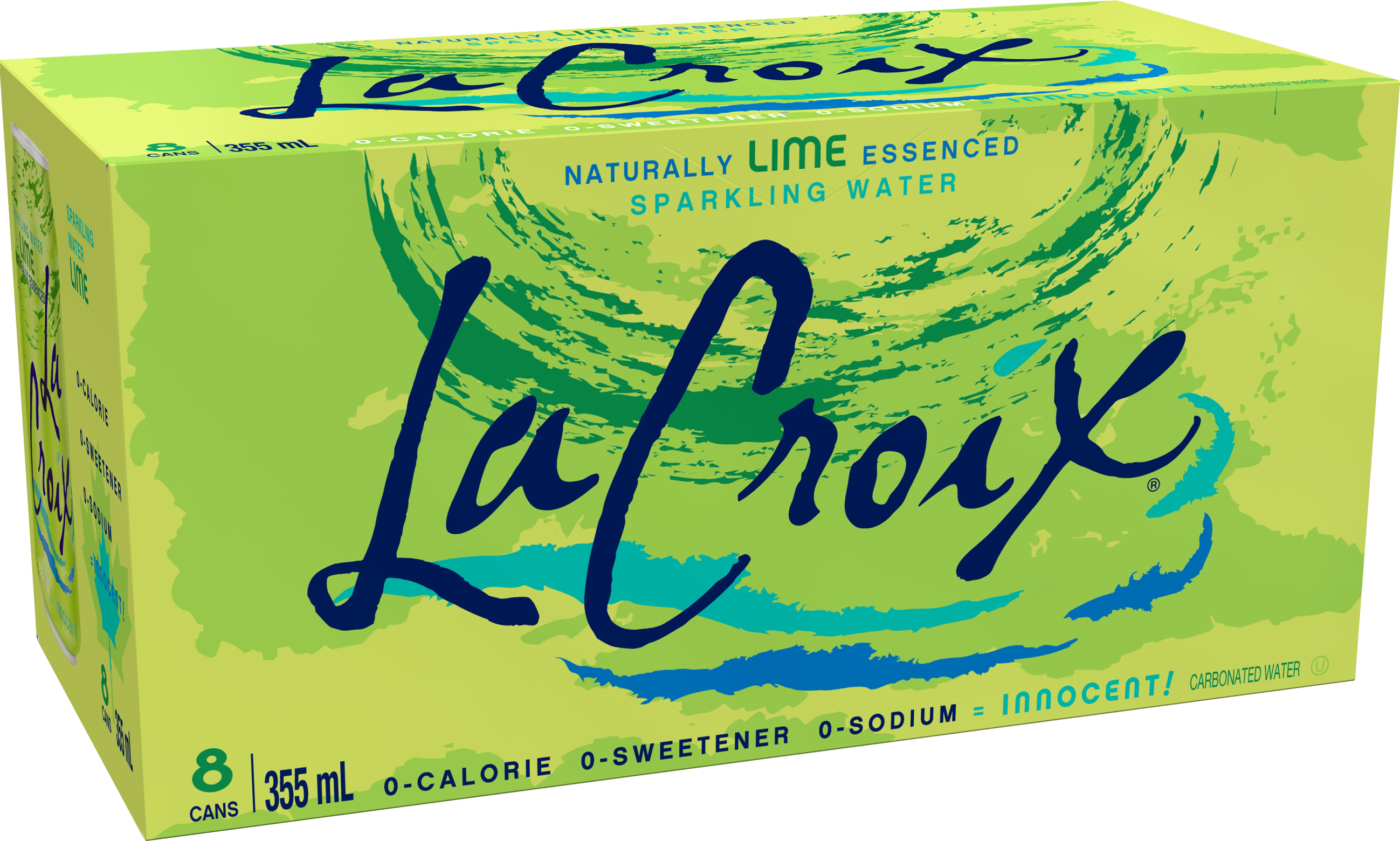 La Croix Lime Sparkling Water Case