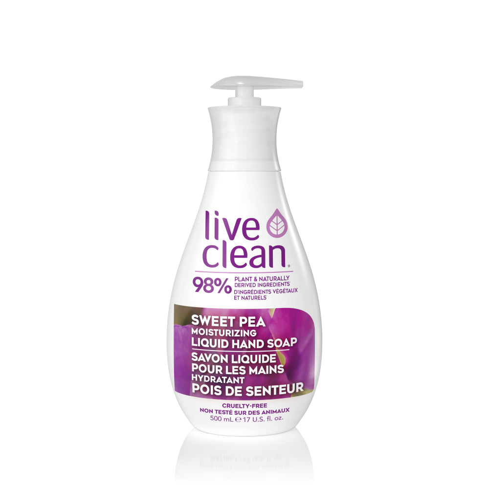 Live Clean Sweet Pea Liquid Hand Soap