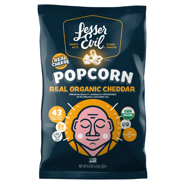 Organic Real Organic Cheddar Popcorn