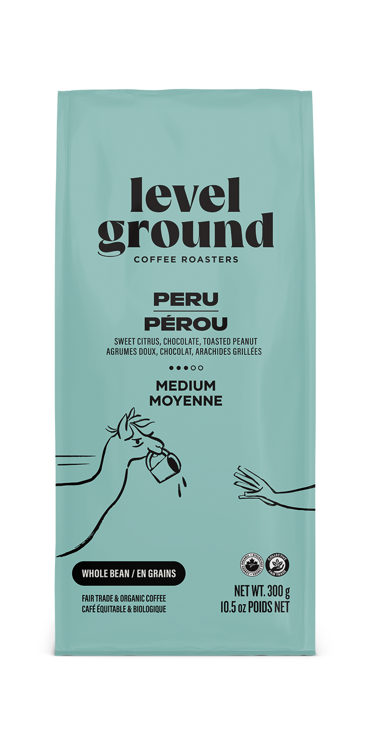 Level Ground Organic Peru Medium Whole Bean