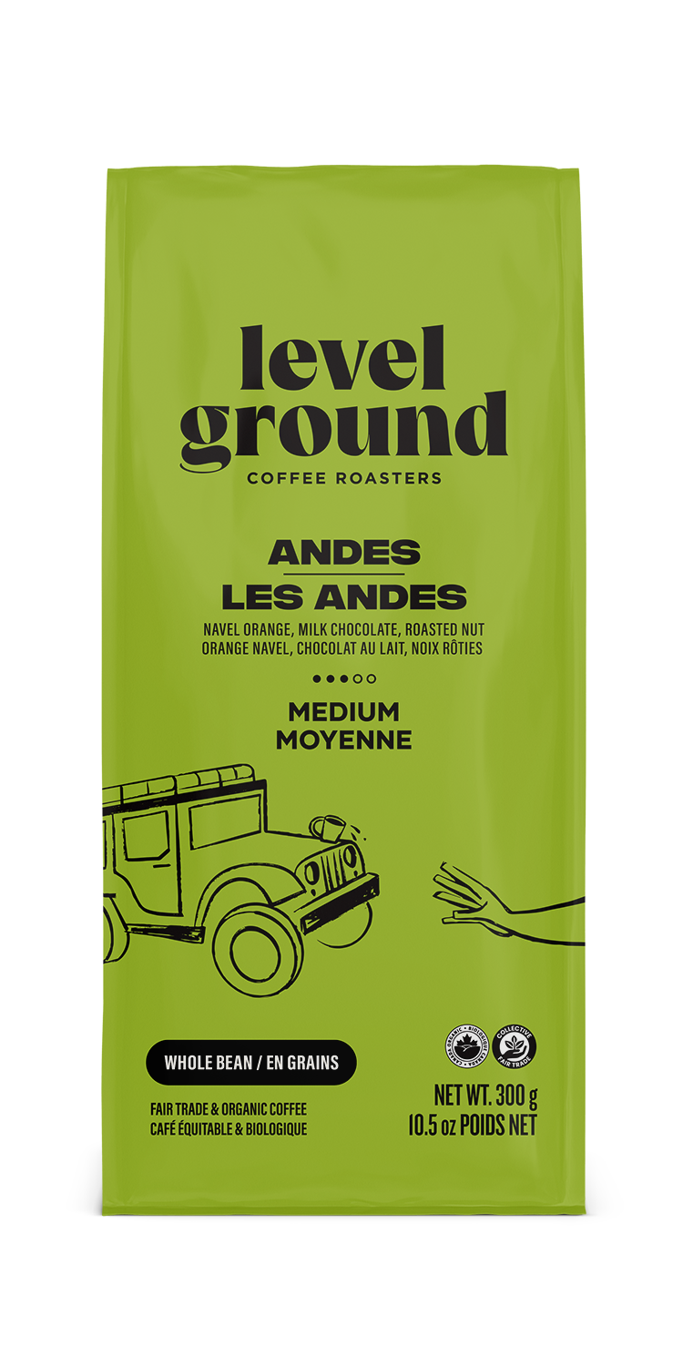 Level Ground Organic Andes Mountain Whole Bean