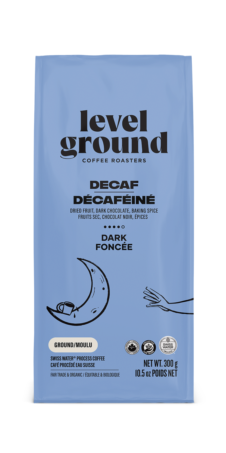 Level Ground Decaf Dark Roast Ground Coffee