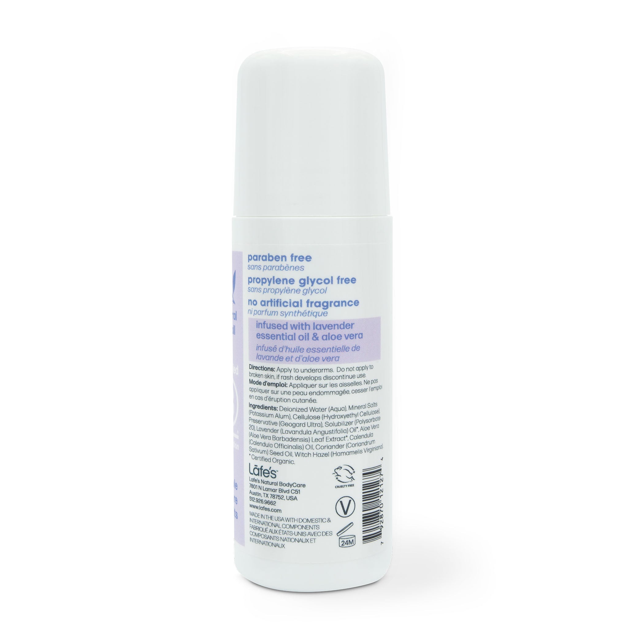 Lavender & Aloe Roll-On Deodorant