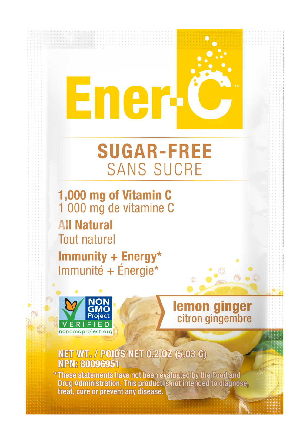 Sugar Free Lemon Ginger Drink Mix