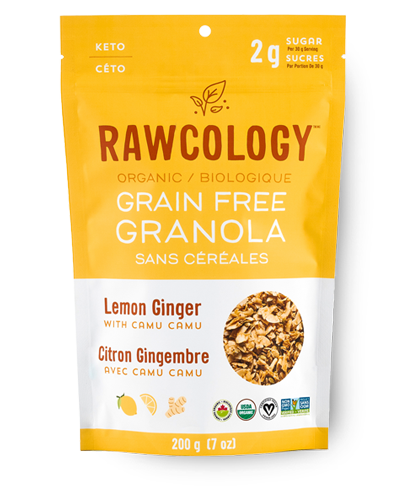 Rawcology Organic Lemon Ginger Grain-Free Granola