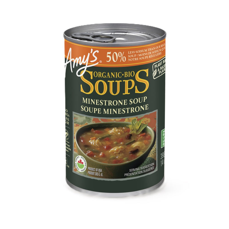 Organic Minestrone Soup, Lower In Sodium