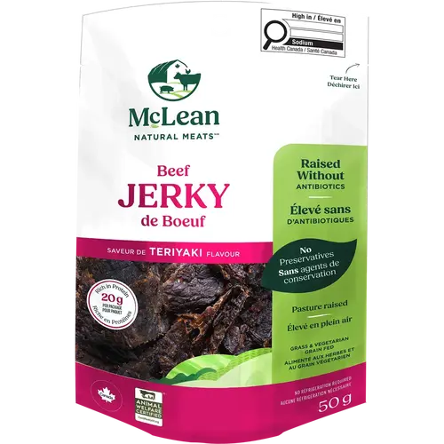 Mclean Meats Teriyaki Beef Jerky