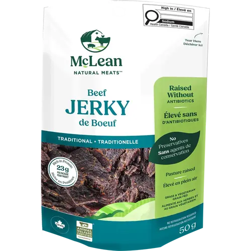 Mclean Meats Old Fashion Beef Jerky