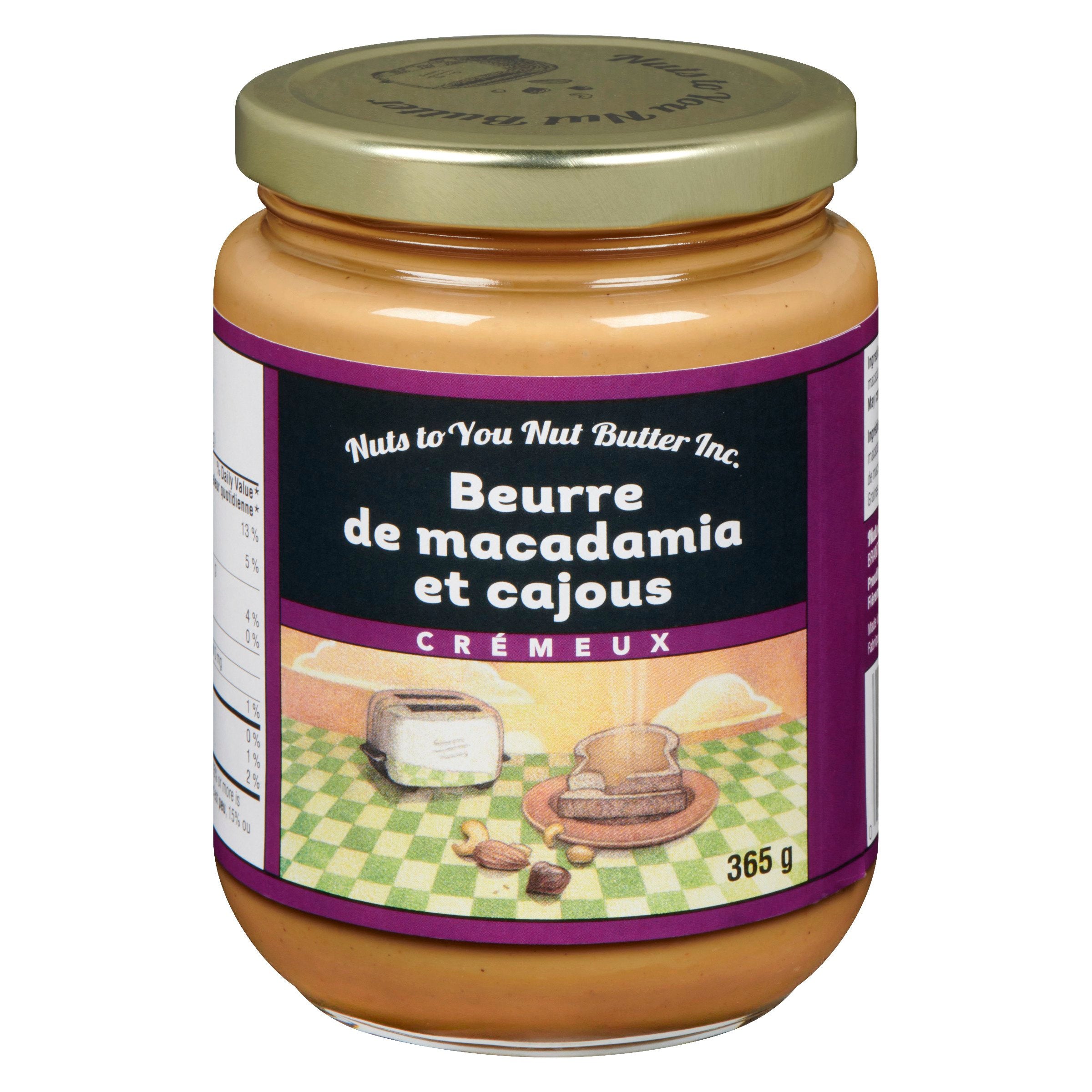 Smooth Macadamia Cashew Butter