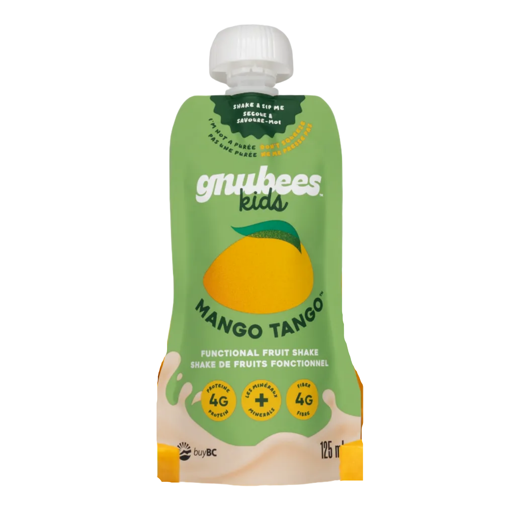 Gnubees Kids Mango Tango Functional Fruit Shake