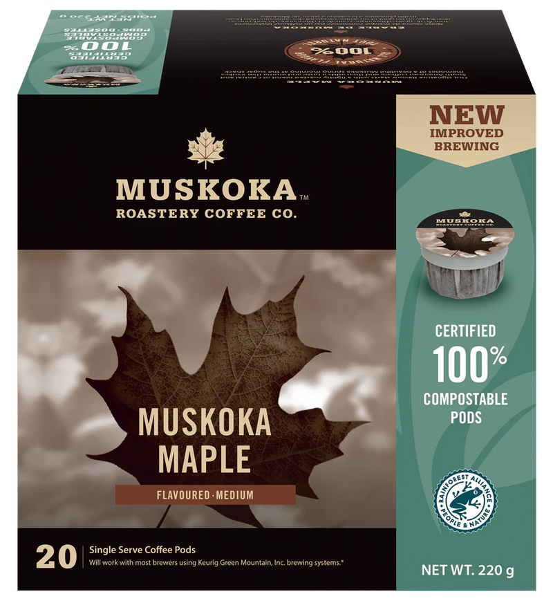 Muskoka Maple Compostable Coffee Pods