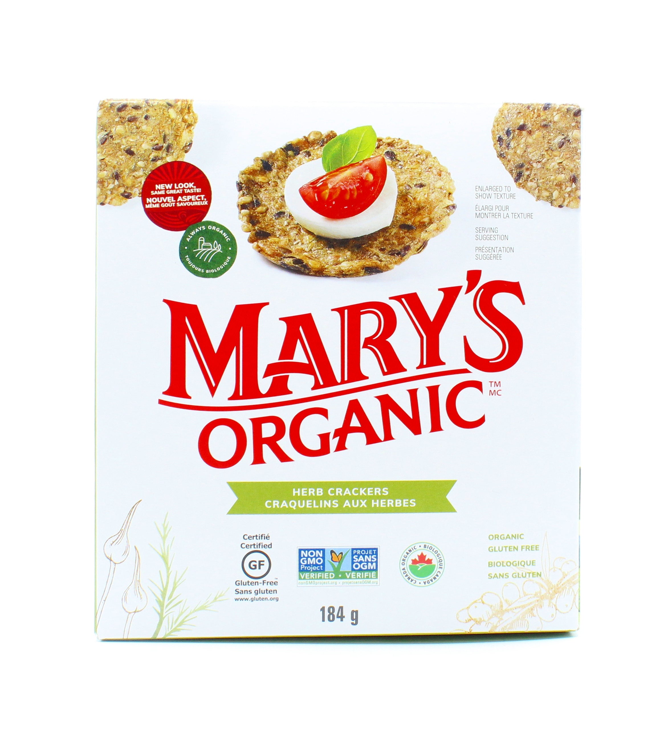 Organic Herb Crackers Gluten Free