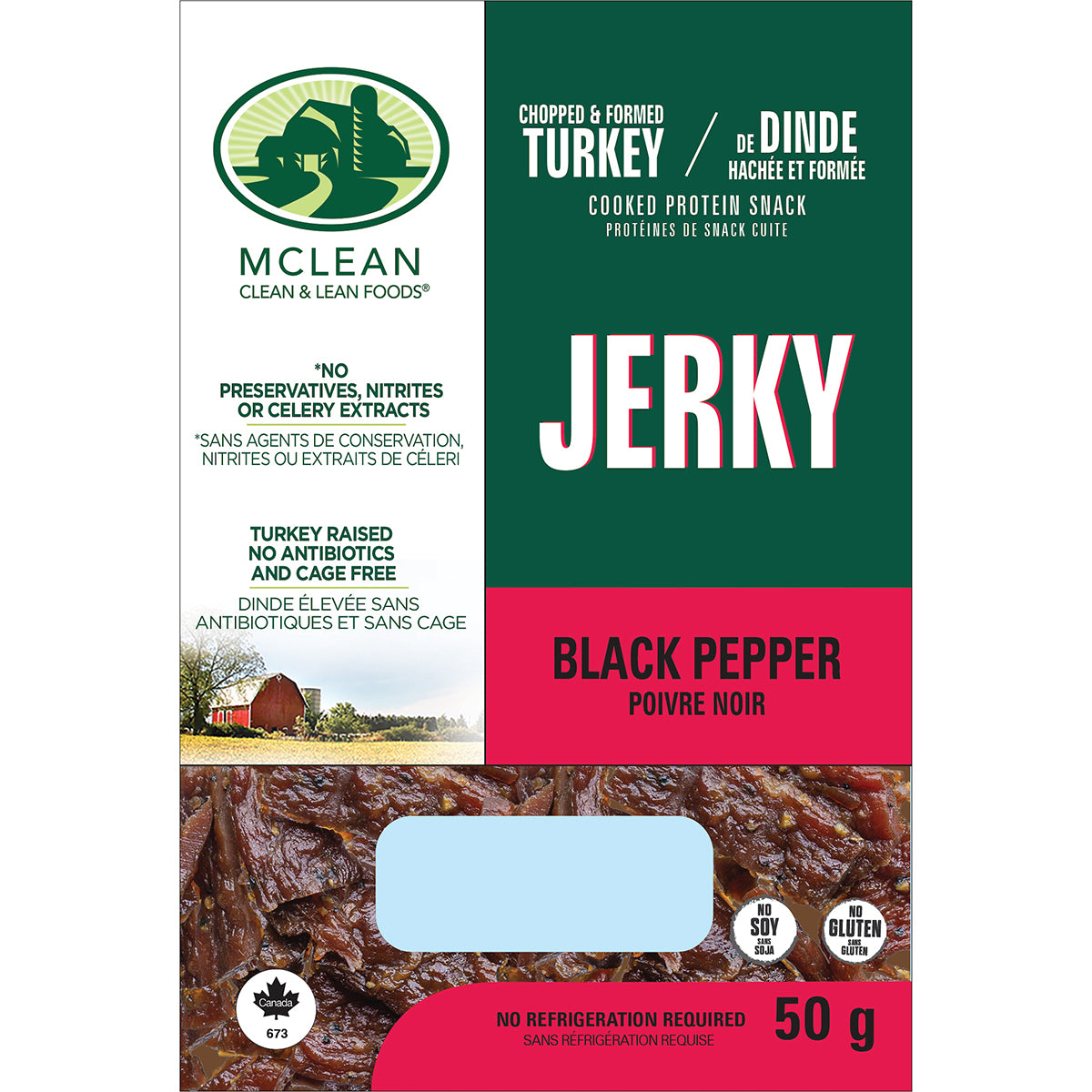 Black Pepper Turkey Jerky