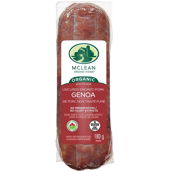 Organic Uncured Genoa Salami Chub