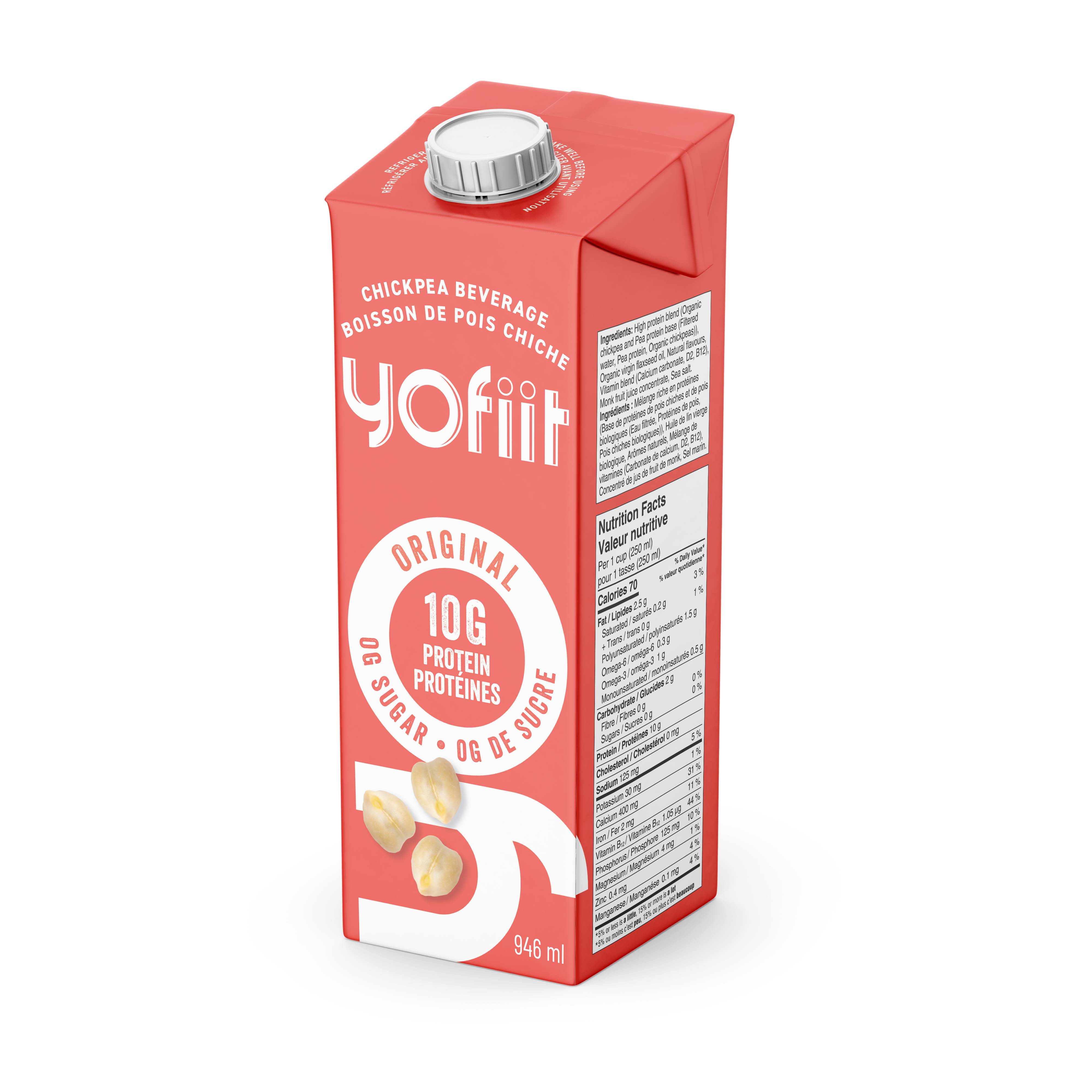 Yofiit Unsweetened Chickpea Beverage
