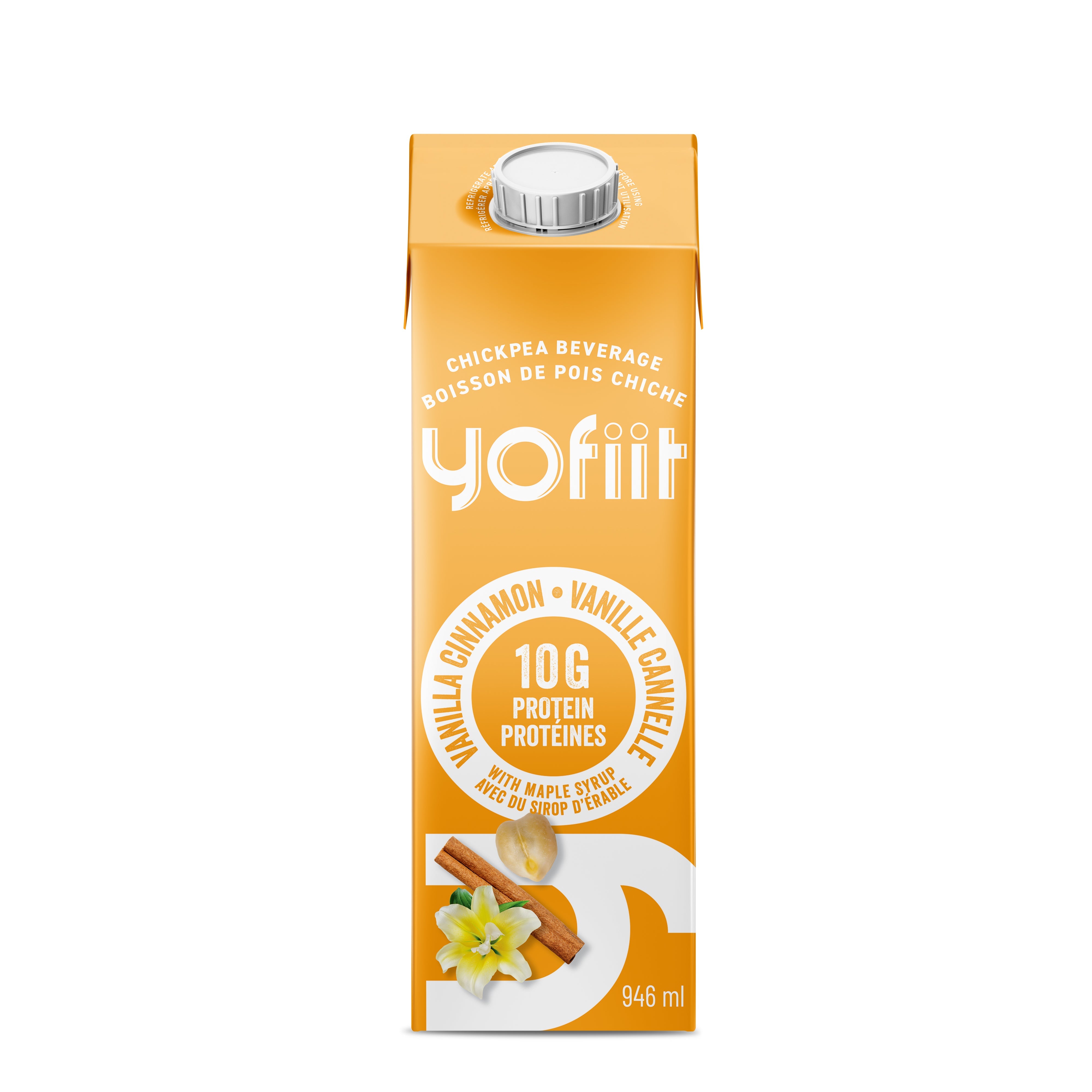 Yofiit Unsweetened Cinnamon Vanilla Chickpea