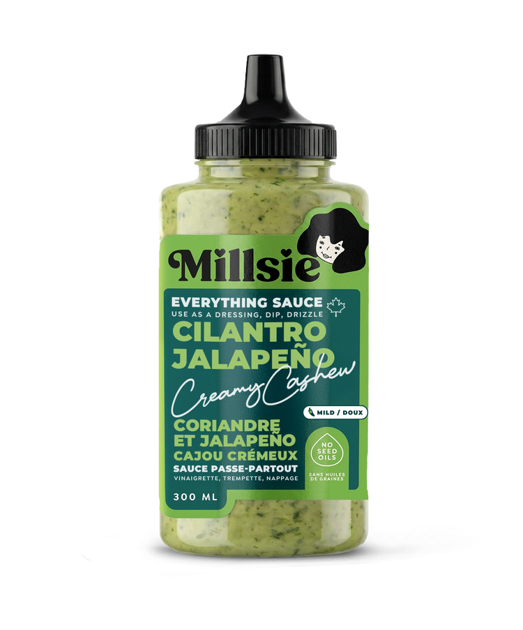 Millsie Cilantro Jalapeno Creamy Cashew Everything Sauce