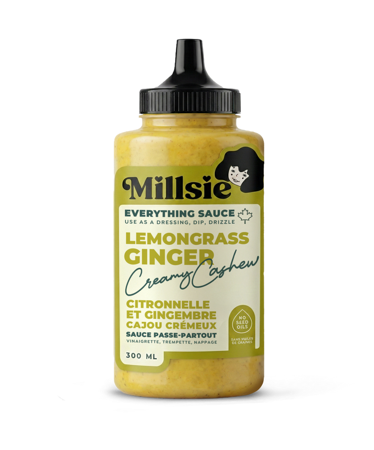 Millsie Lemongrass Ginger Creamy Cashew Everything Sauce