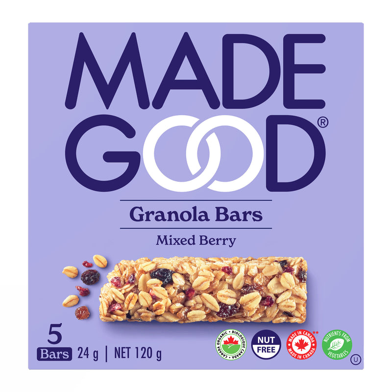 Mixed Berries Granola Bars