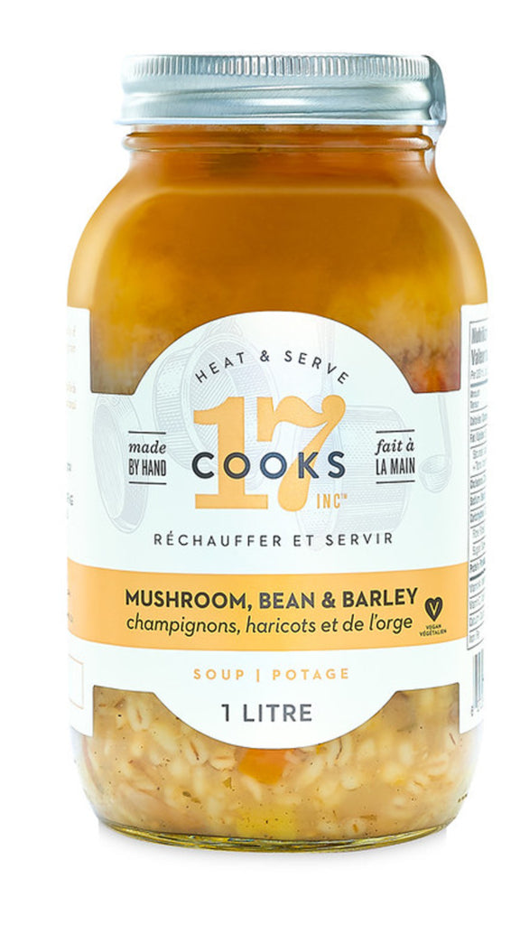 Mushroom, Bean & Barley Soup