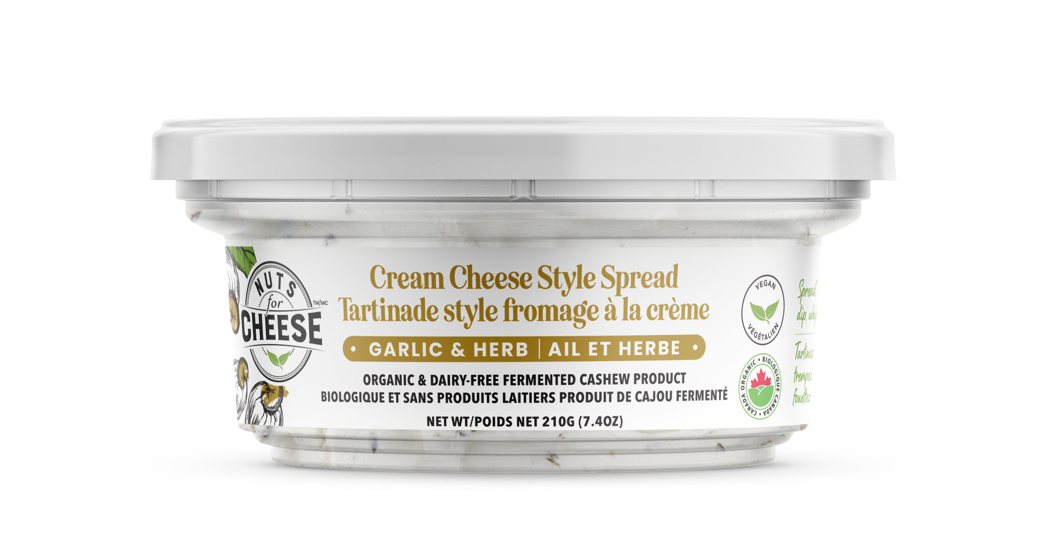 Dairy-Free Garlic & Herb Cream Cheese