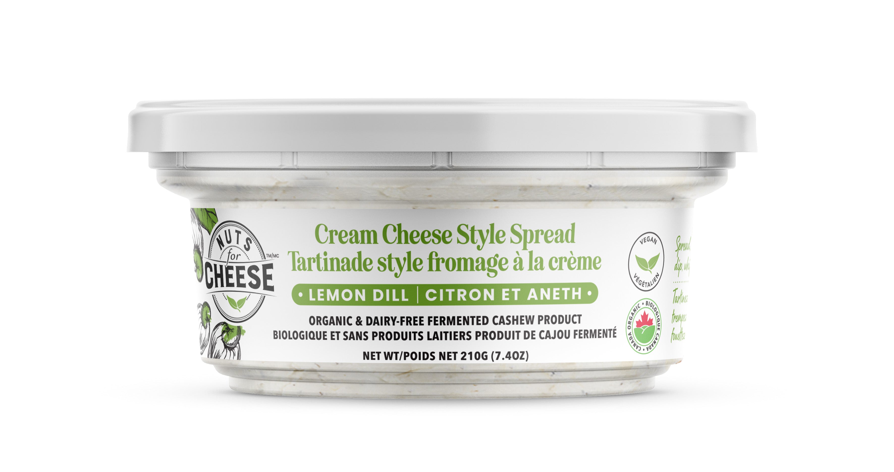 Dairy-Free Lemon Dill Cream Cheese