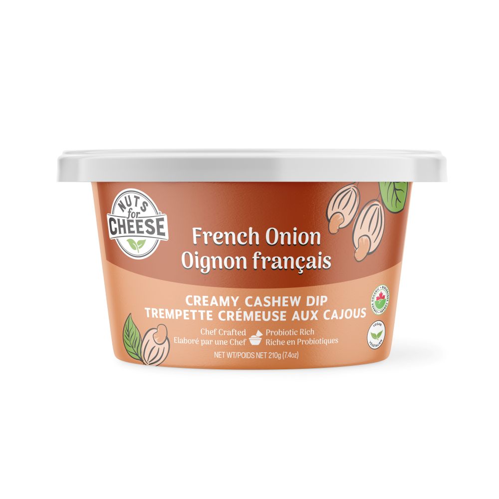 Nuts For Cheese French Onion Creamy Cashew Dip