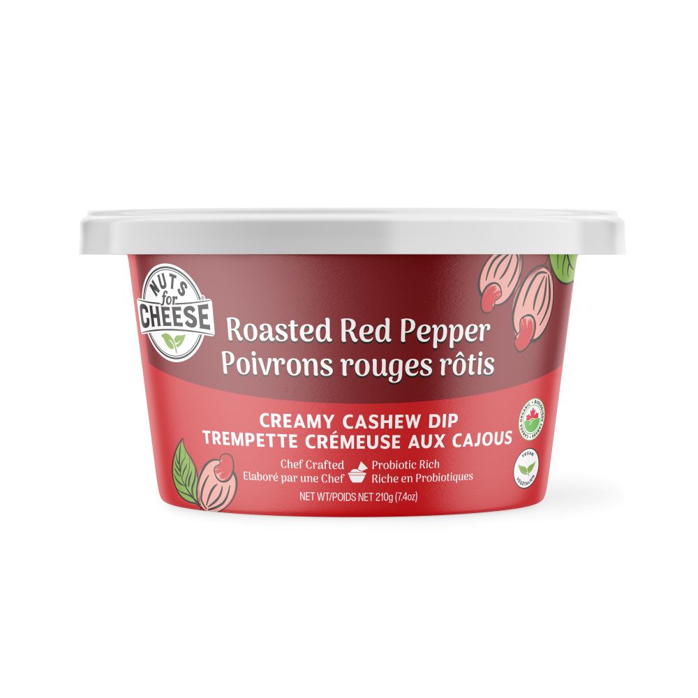 Nuts For Cheese Roasted Red Pepper Creamy Cashew Dip