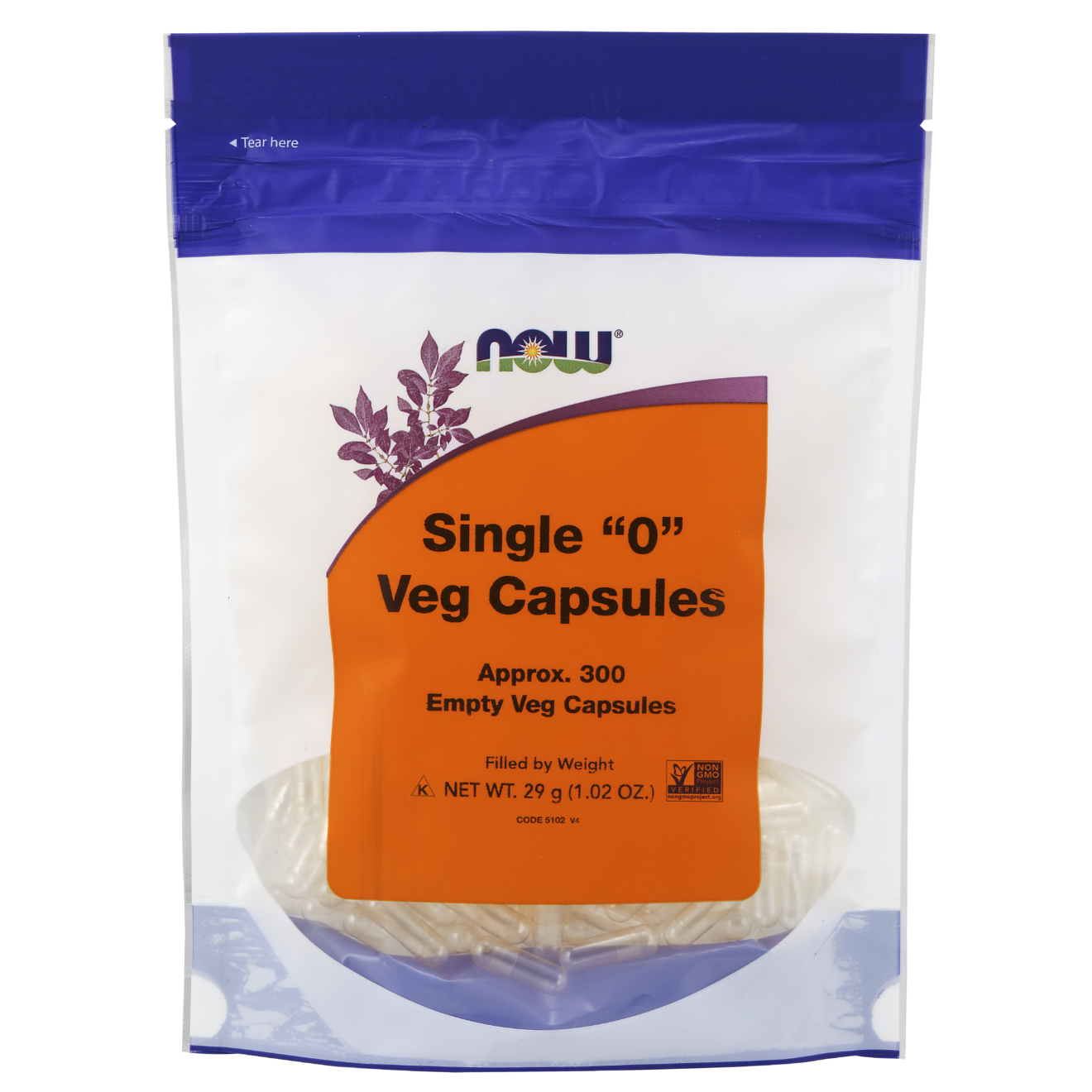 Single '0' Empty Veggie Capsules