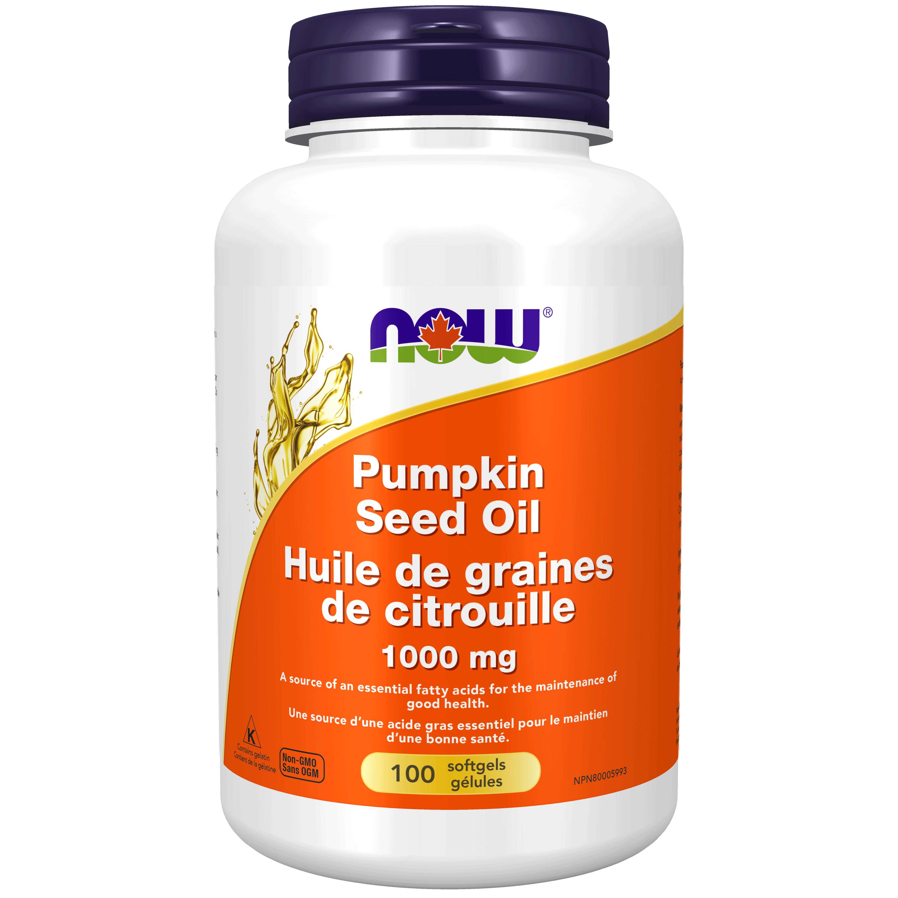 Now Pumpkin Seed Oil - 1000mg
