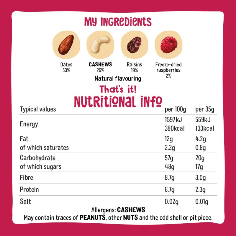 Nakd Berry Delight Raw Fruit & Nuts Bar
