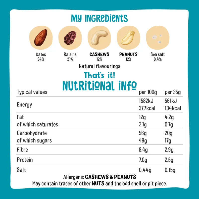 Nakd Salted Caramel Raw Fruit & Nut Bar