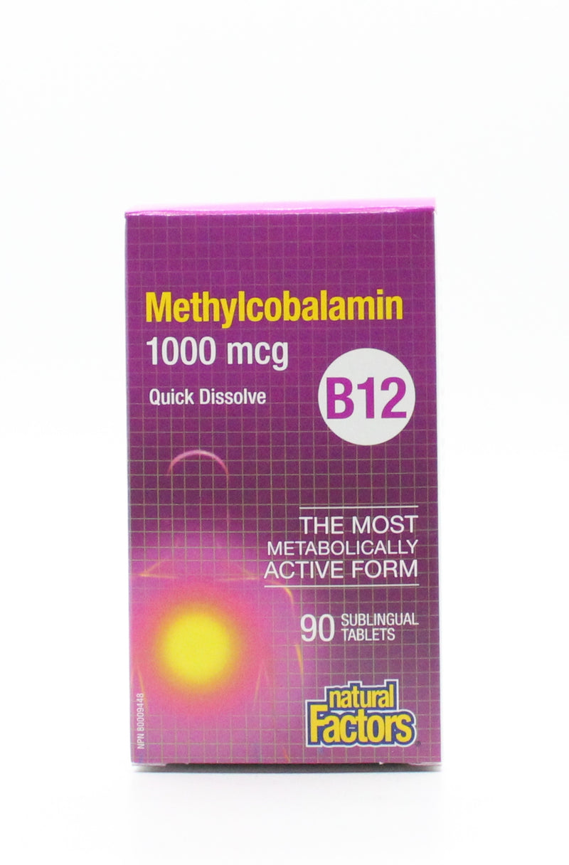 B-12 Methylcobalamin 1,000mcg