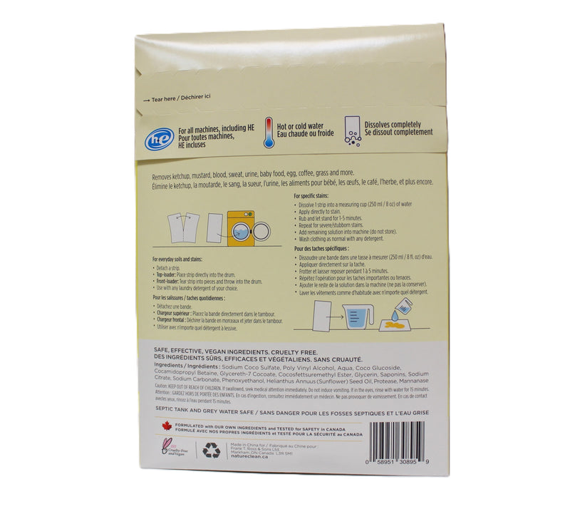 Fragrance-Free Laundry Stain Remover Sheets