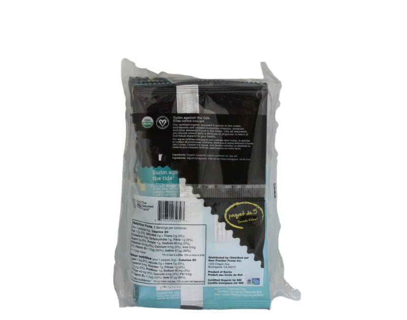 Organic Trayless Sea Salt Seaweed Snacks