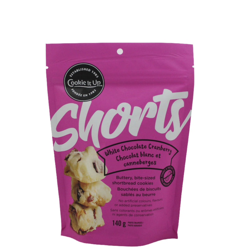 White Chocolate Cranberry Shorts