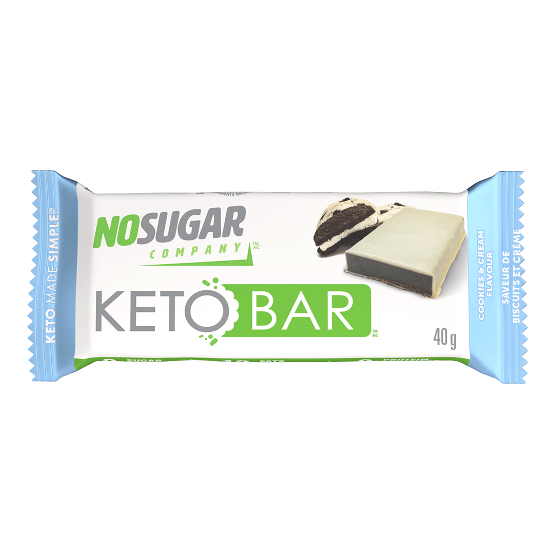 Keto Bar Cookies & Cream