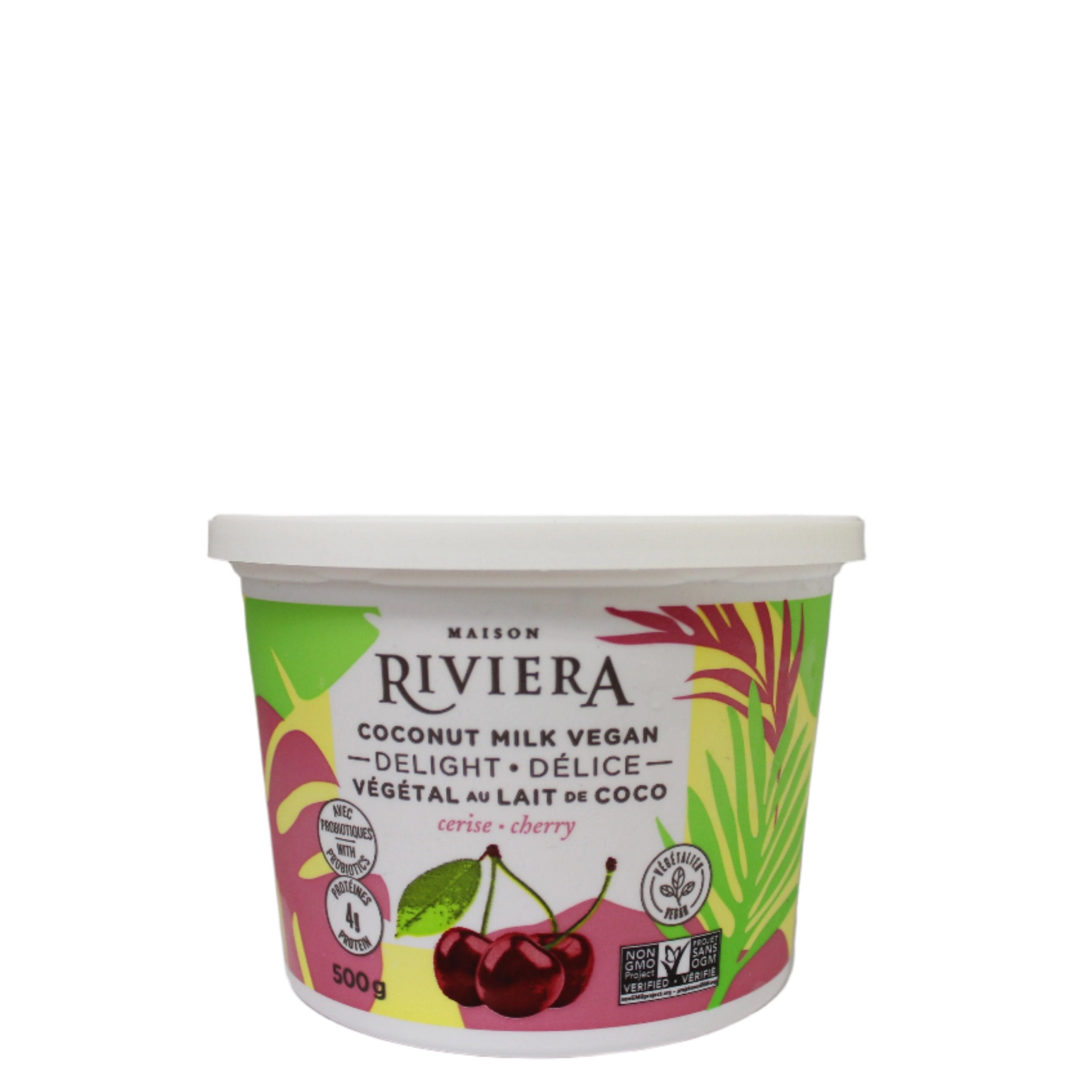 Coconut Vegan Yogurt - Cherry