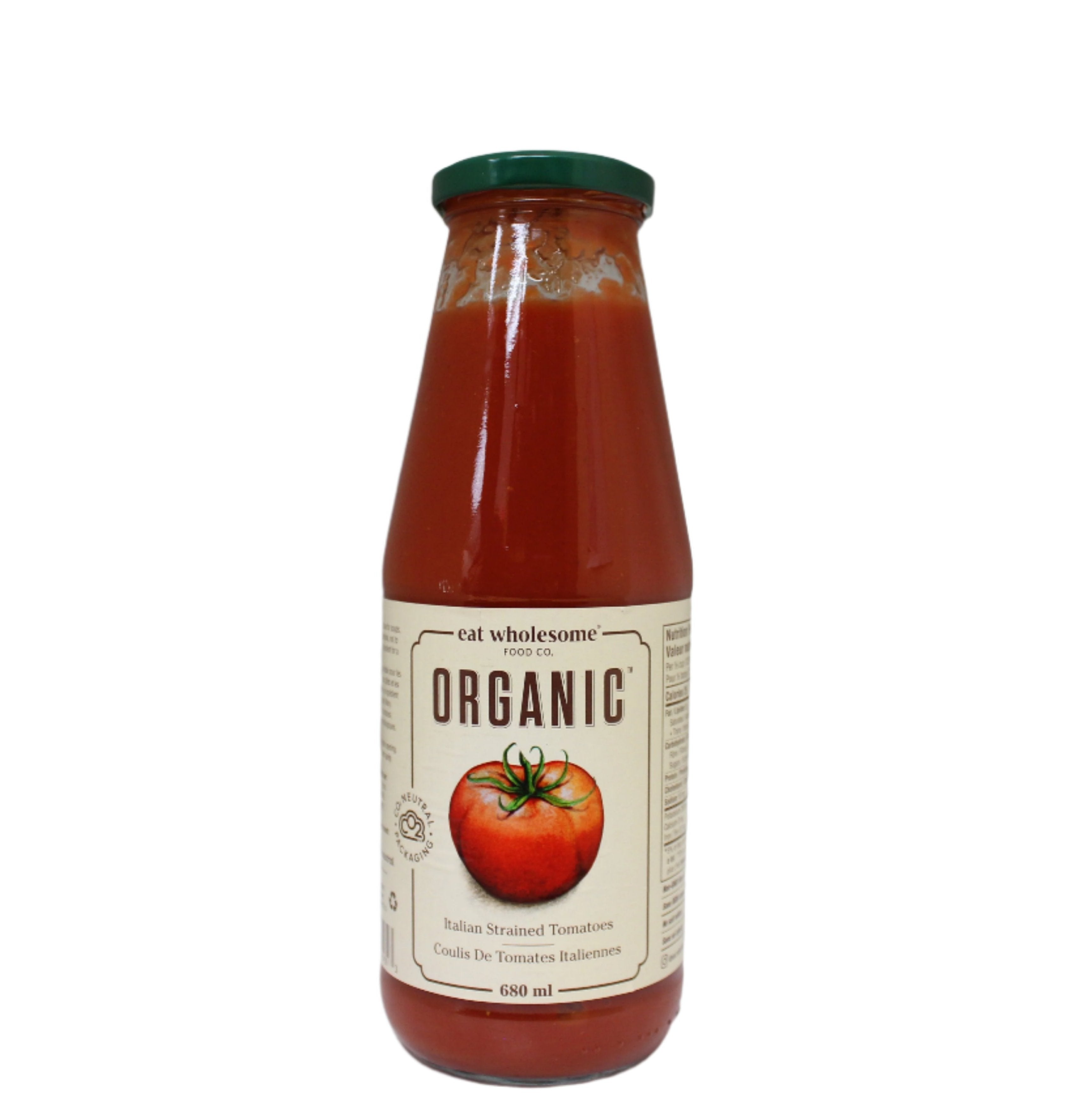 Organic Strained Tomatoes