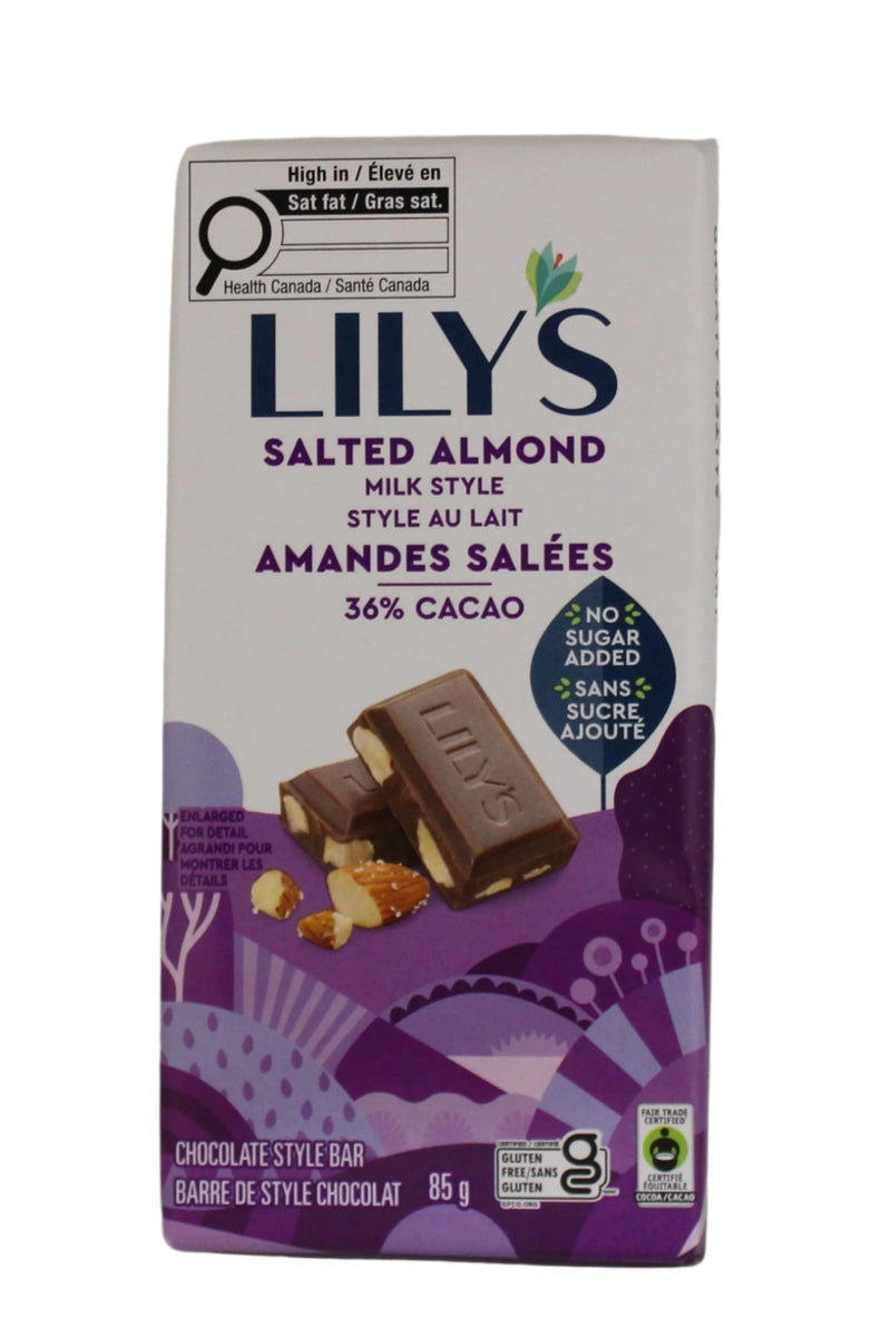 Gluten Free Salted Almond Milk Chocolate Bar